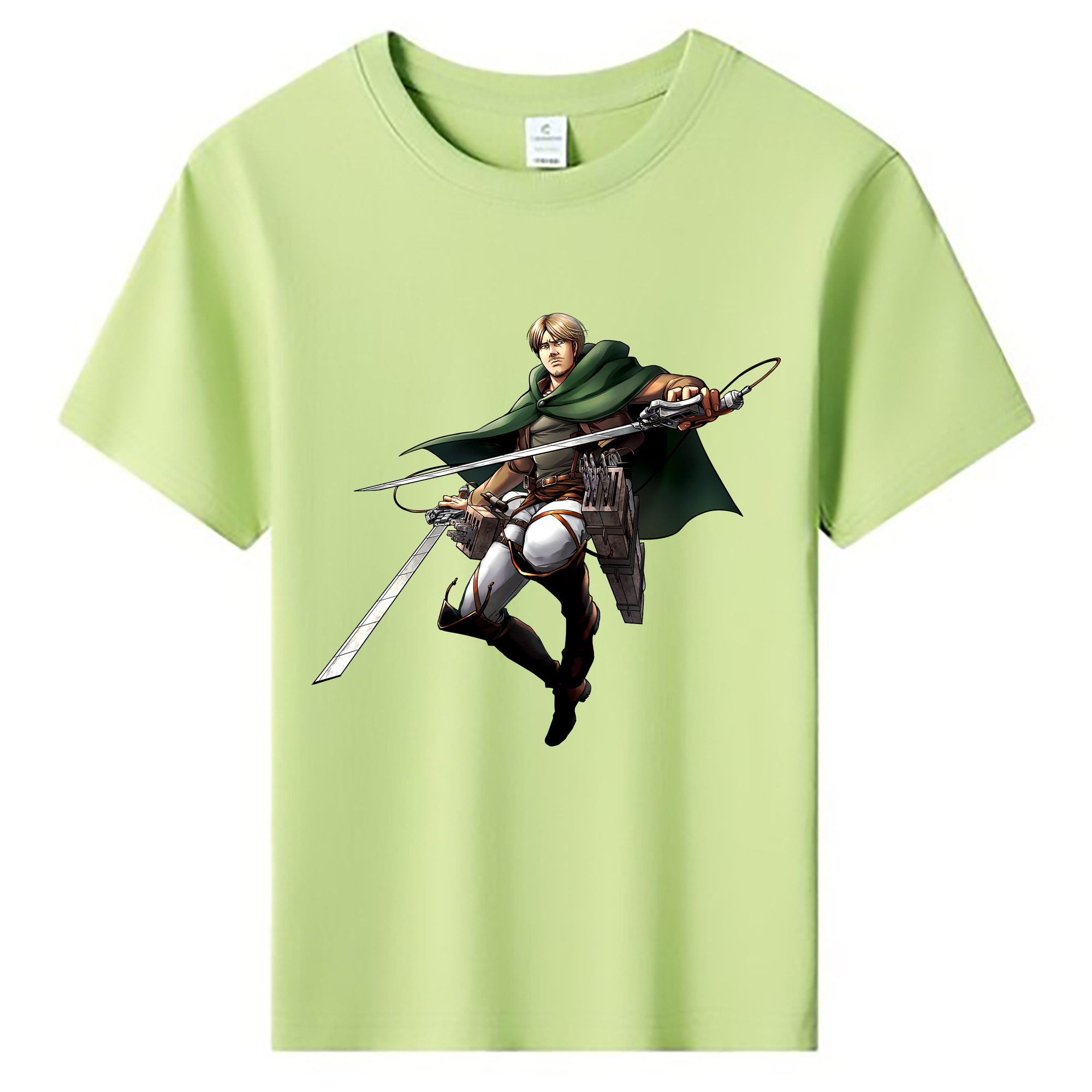 （画像用） 進撃の巨人 Attack on Titan 綿100％キッズTシャツ（フロントプリント）